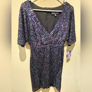 Sequined Mini Dress